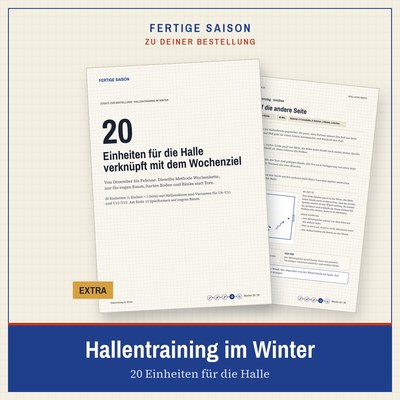 Hallentraining im Winter