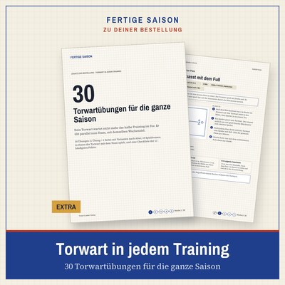 Torwart in jedem Training