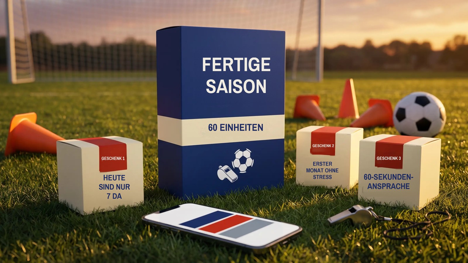 Fertige Saison – das Paket mit den drei Geschenken